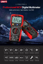 UNI-T Multimeter Professional UT890C UT890D+ UT89X UT89XD UT89XE UT60S UT60BT UT61B+ UT61D+ UT61E Plus Electrical Multi Meter