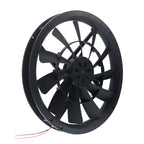 High Airflow 250mm X 30mm PC Cases Fan: 12V, 120CFM, Quiet 40dBA, Dual Ball Bearing, Molex, with 25cm Grill & Mounting Ki