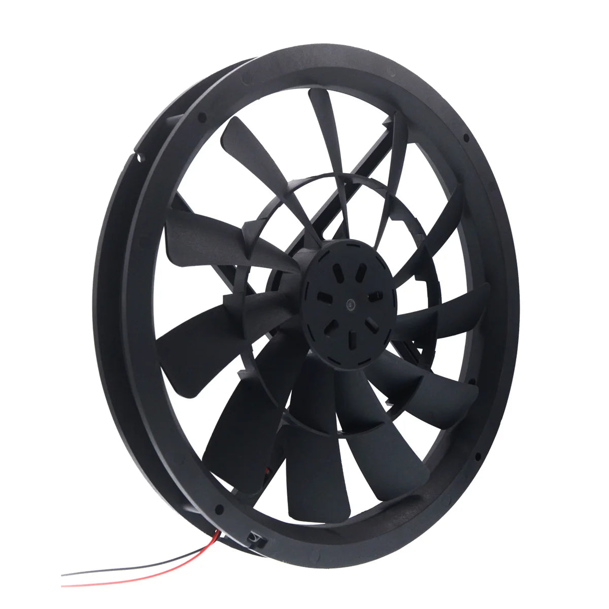 High Airflow 250mm X 30mm PC Cases Fan: 12V, 120CFM, Quiet 40dBA, Dual Ball Bearing, Molex, with 25cm Grill & Mounting Ki