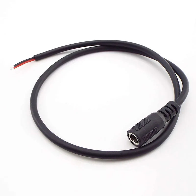 5.5x2.1mm 12V 5A DC male female Jack Power supply diy Connector charging Cable extension 20 AWG Cord DC For CCTV led strip light