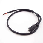 5.5x2.1mm 12V 5A DC male female Jack Power supply diy Connector charging Cable extension 20 AWG Cord DC For CCTV led strip light