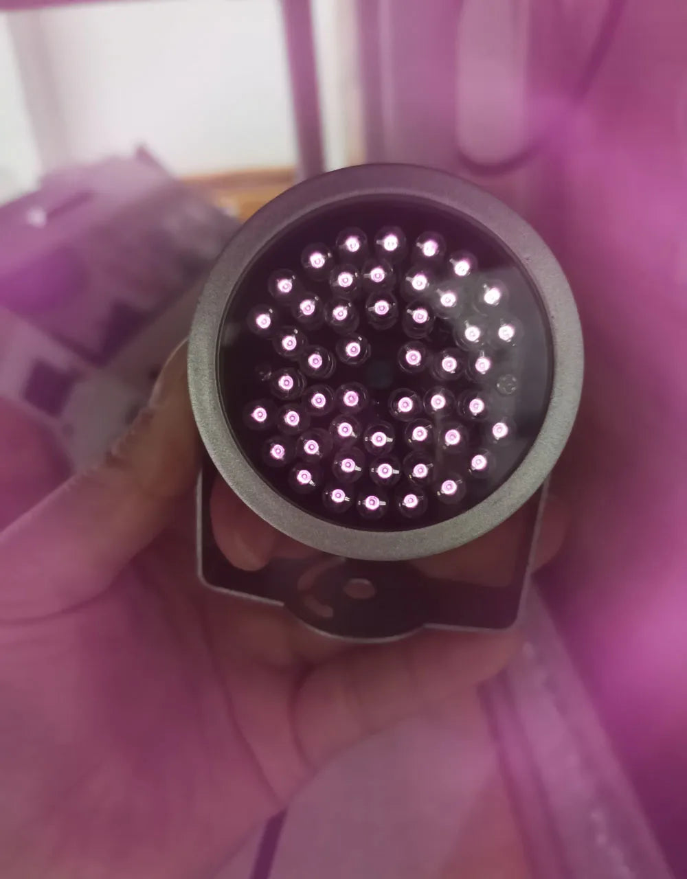 48 LED IR Illuminator Light Infrared Led Lamp 850nm Metal Waterproof Night Vision Lighting For CCTV Camera Fill Light With Screw