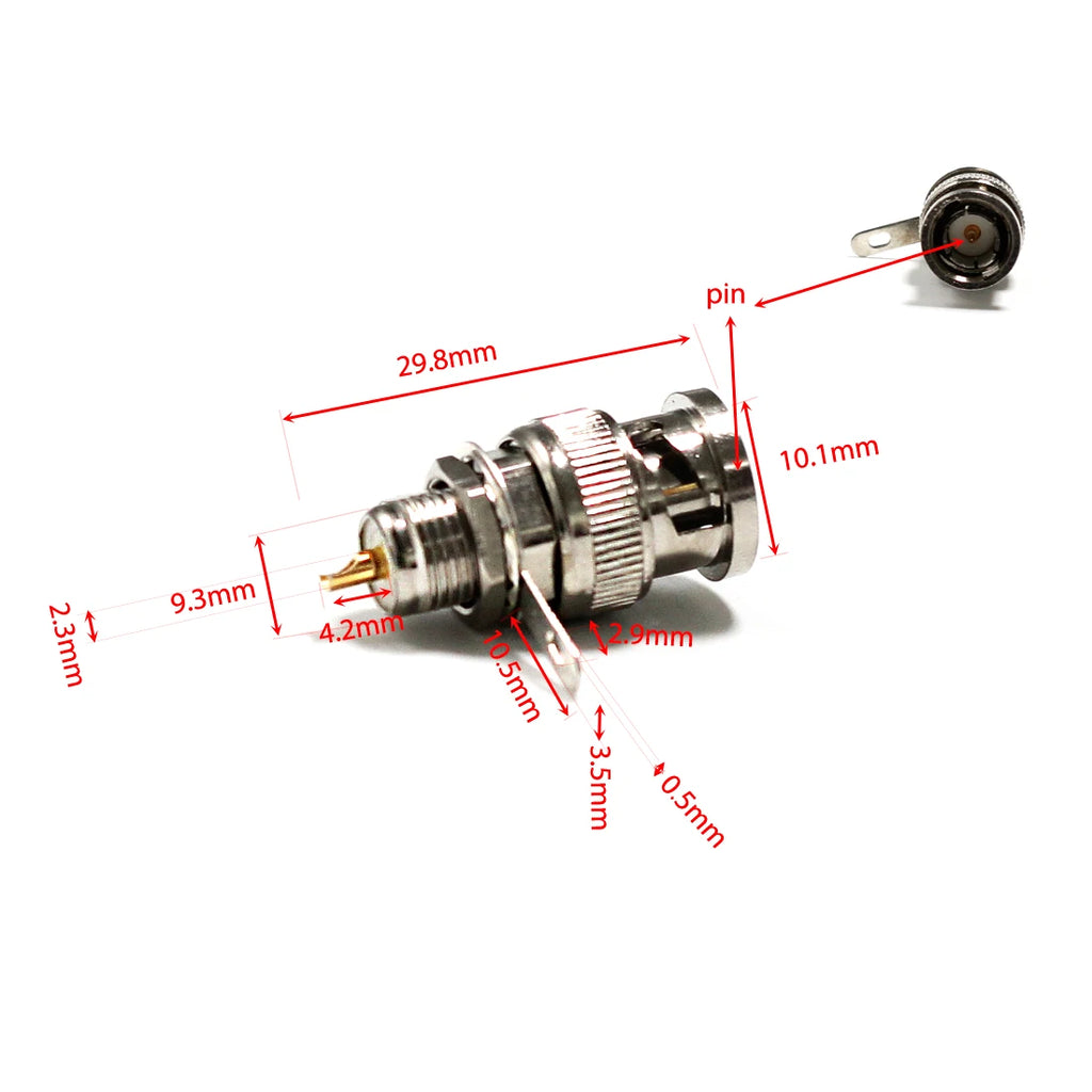 BNC Male Female RF Coax Connector Aapter for RG316 RG58 Cable Straight Right Angle Welding Terminal PCB Mount NEW Wholesale