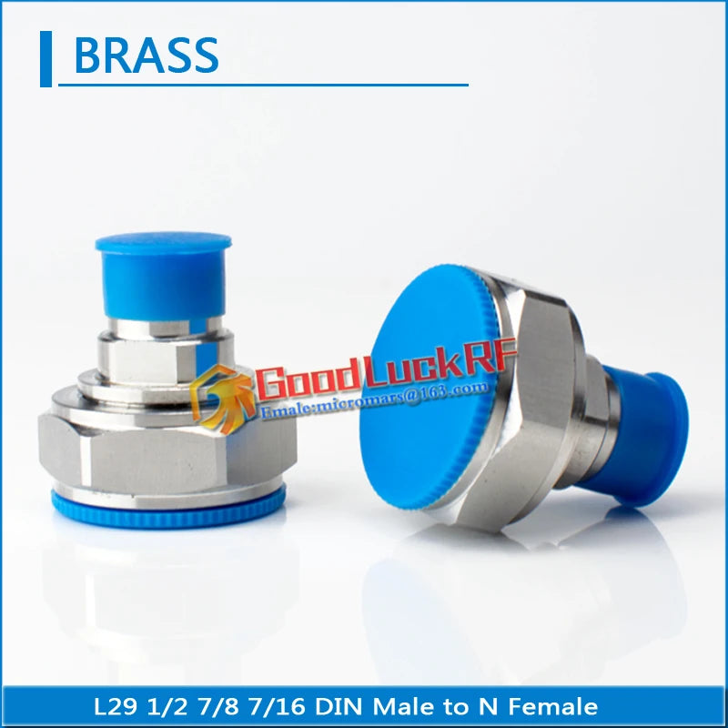 L29 7/16 DIN Male to L16 N Female Plug Straight N Female to DIN Male 50ohm Copper High-quality RF Connector Adapters For Test
