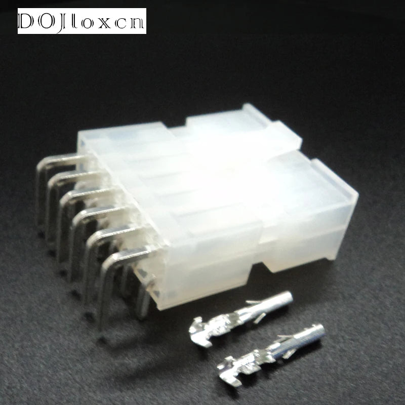 5 Sets Molex Automotive Wire Connector Plug 5557 Series 2P 4P 6P 8P 10P 12P 14P 16P 18P 20P 22P 24P 4.2mm Male  Female Socket