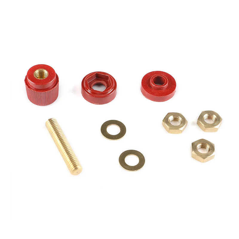 2pcs/1pc 6MM 8MM Full Copper Posts Brass Terminal Blocks Power Supply Terminals M6 M8 Welding Machine Inverter Post Connector