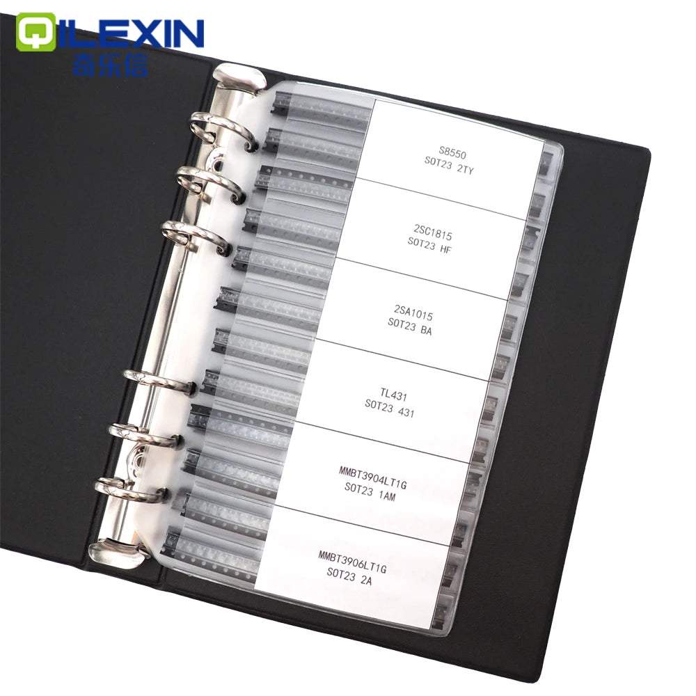 SMD Transistor triode Kit 60 kinds x25pcs SOT-23 Commonly Assorted Sample Book  Triode Book