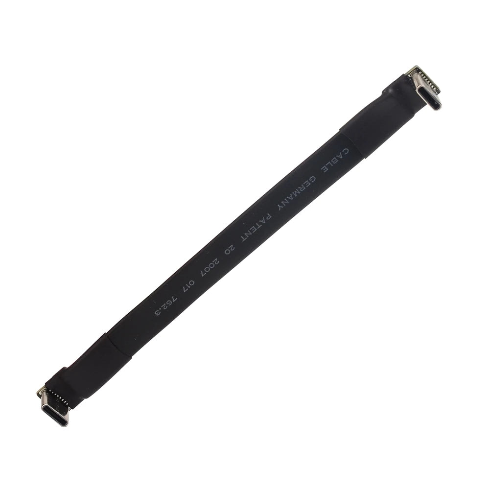 USB 2.0 Type C Ribbon Flat Cable Shielded Extension FPC Cable USB 2.0 USB-C 90 Degree Up/Down Angled Connectors 5CM-3M For TV PC