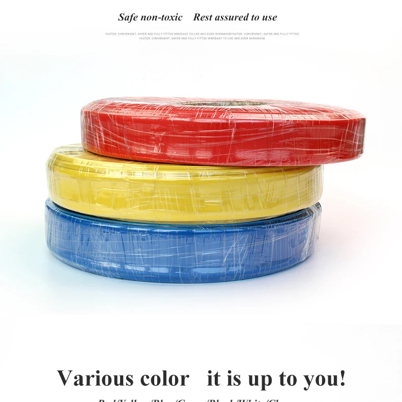 1M/piece 3:1 Heat Shrink Tube with Glue Dual Wall Tubing Diameter 1.6/2.4/3.2/4.8/6.4/7.9/9.5/12.7mm Adhesive Lined Sleeve Wrap