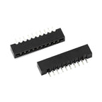 50PCS LOT FPC / FFC 2.54mm Connector Straight Pin 180 degree Film Socket  3P 4P 5P 6P 7P 8P 9P 10P 11P 12P 13P 14P 15P 16P