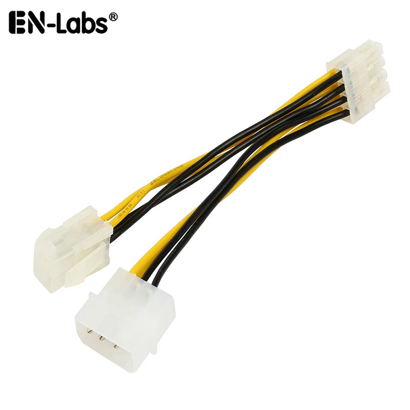 CPU 4 pin Molex 4pin to EPS 8pin Power Adapter,ATX P4 Molex 4 pin to 8 pin Power Extension Cable,ATX 12V 4-pin PSU Motherboard