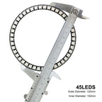 WS2812B 8/16/24/35/45 Leds Pixel Ring Addressable Led Modules WS2812 IC RGB Full Color Round Led Circle DC5V