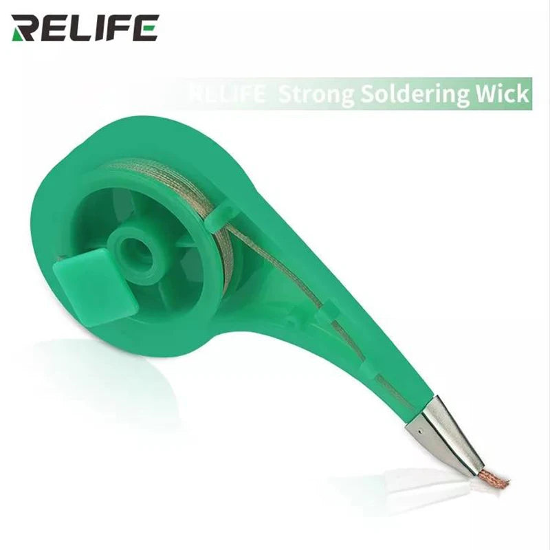 RELIFE Desoldering Braid 1.5/2.0/2.5/3.0/3.5mm Width 2M Length Suction Tin Solder Remover Wick Wire BGA Soldering Repair Tools
