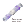 Heat Shrinkable Wire Connectors 50PCS SST21 Waterproof Sleeve AWG22-18 Butt Electrical Splice Tinned Solder Seal Terminal