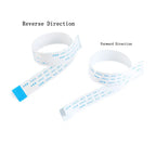 5pcs FPC/FFC 24P Ribbon Flexible Flat Cable Wire Pitch 0.5/1.0mm 6/10/15/20/25/30/40cm Length Forward Reverse Direction Connecto
