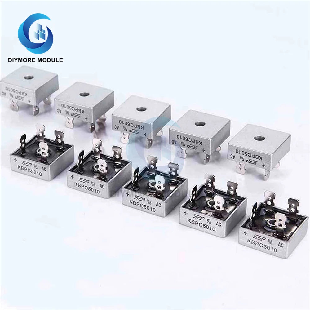 10Pcs KBPC5010 diode bridge rectifier diode 50A 1000V KBPC 5010 power rectifier diode electronica componentes