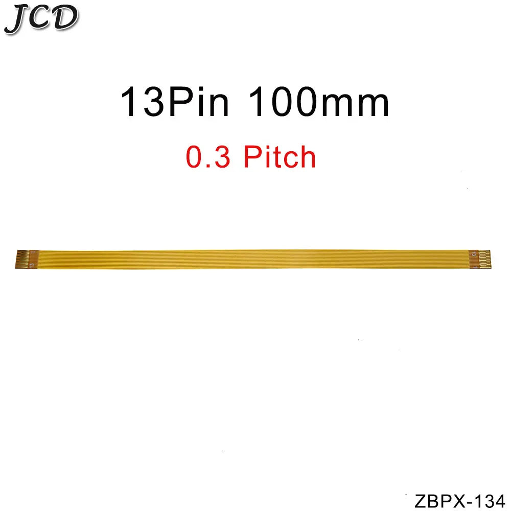 JCD 0.3 mm Pitch 13 21 23 25 27 21 33 39 45 51 Pin FFC FPC Flexible Flat Cable Forward Direction  FPC Connector cable