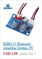 EGBO XY-WRBT Audio Receiver Board, Bluetooth 5.0, MP3 Lossless Decoder, Wireless Stereo Music Module