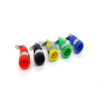 5pcs 32A insulation safety 4mm banana plug socket jack panel mount terminal connector multimeter socket banana head female