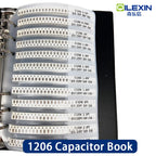 Capacitors Kit SMD Capacitor Sample Book 0201 0402 0603 0805 1206 Assortment Pack 80/90/92values DIY 25 50 pcs