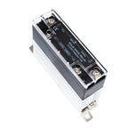 Slim Solid State Relay 10A 25A 40A Dc control Ac/ Ac control Ac Single Phase SSR Din Rail Mount Relays Module equipped Heat sink