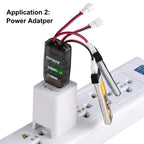 1pcs AOKoda CX405 4CH Micro USB Battery Charger Support 1S LiPo/LiHv 4.2V/4.35V Battery For RC Helicopter Airplane Toys Drone