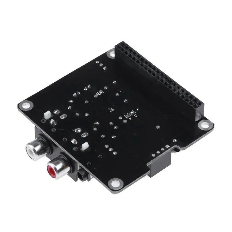 Raspberry Pi 4B Expansion Board I2S HIFI DAC Digital Sound Card Digital Broadcasting Box Music Turntable with Acrylic Shell Case