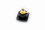 2pcs  Female RCA Panel Mount Chassis Socket Connector, Excellent quality, Black Female Socket, Red&Black Colors Available