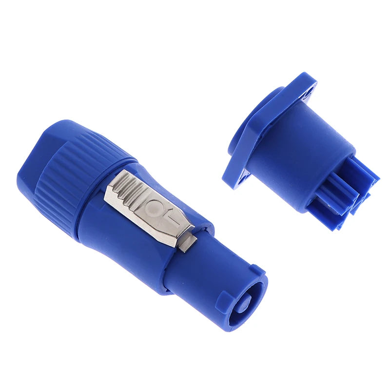 2Pcs/Set 3 Pin Neutrik PowerCon Stage Light Power Cable Chassis Panel Plug Audio Connector High Quality Wholesale