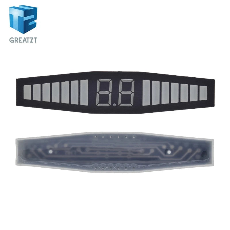 1/2PCS Reversing Radar Display 0.36 Connected Digital Tube LED Seven Segments Gongyang Green/Yellow/Red Three Colors