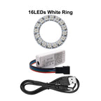 WS2812B 8/16/24/35/45LEDs Pixel Ring SP110E Controller USB Kit RGB Ring Individul AddressabIe WS2812 IC BuiIt-in Lights DC5V