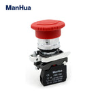 ManHua XB4-BS542 Emergency Stop Push Button Switch For Industrial Control Turn to Release Push Button Switch