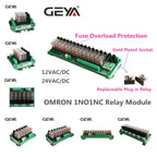 GEYA 1 Channel Relay Module AC/DC5V 48V 24V 12V 110VAC 230VAC Din Rail Mounted GSM Relay Control Timer Module