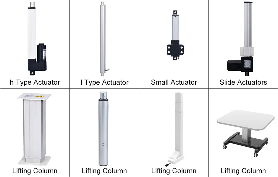 Electric Linear Actuator 24V With Hall Sensor 4PCS SYNC Control KIT MAX 8000N 100MM 200MM 300mm  500mm 1000mm Stroke