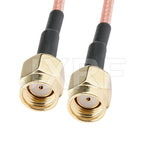 Factory Sales RF Coaxial Cable SMA to SMA Connector SMA Male to RP-SMA Male Jack RG316 Pigtail Cable 15cm