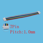 20Pcs JST SH1.0 1.0mm Pitch 2P 3P 4P 5P 6P 7P 8 Pin Female to Female Double Head Cable Wire Connector Length 10cm 28AWG