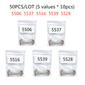 20-50pcs (5 values * 10pcs) LDR Photo Light Sensitive Resistor Photoelectric Photoresistor Kit for 5506 5516 5528 5537 5539