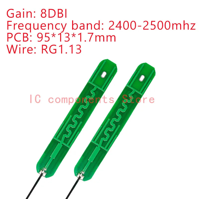 5PCS 2.4Ghz 4G 5G WIFI Internal Antenna FPC PCB 5dBi 8dBi IPX Connector Solder Omni Buletooth Antenna 3dBi IEEE b/g/n WLAN