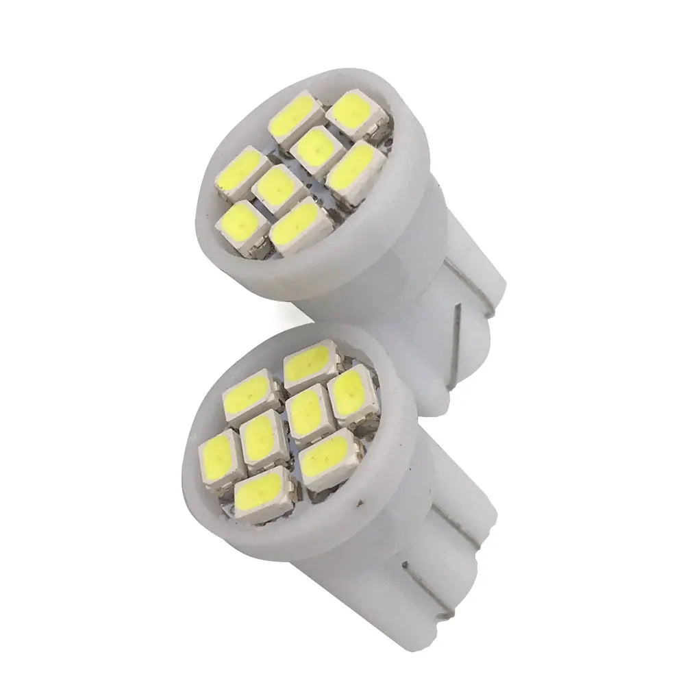 500pcs Promotion Led T10 1206 8leds 8SMD Car Light 194 168 192 W5W 3020 Auto Wedge White Clearance lights DC 12V 24V Adebayor