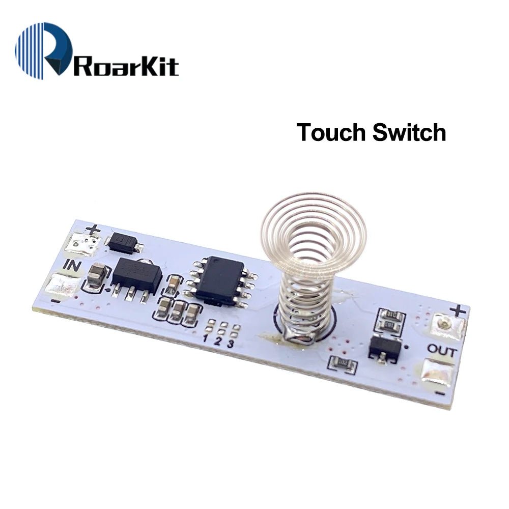 Touch Switch Capacitive Module 5V-24V 3A LED Dimming Control Lamps Active Components Short Distance Scan Sweep Hand Sensor