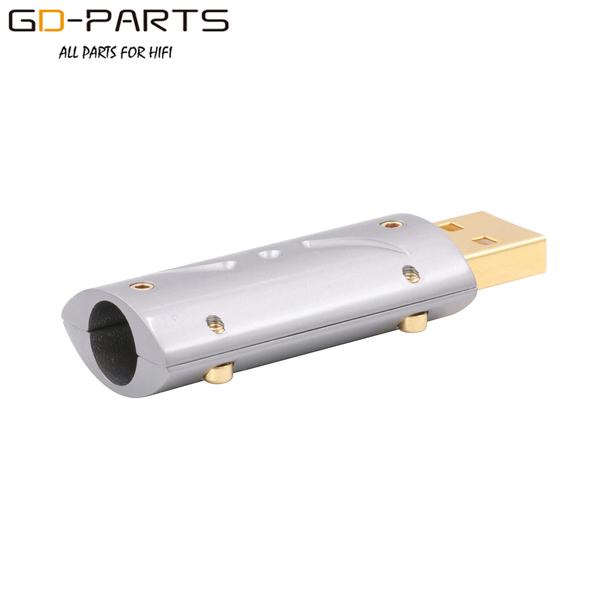 Viborg HI-END USB2.0 USB Plug Connector Type A B HiFi DIY DAC USB Cable 24K Gold Plated Bronze UA201 UB201