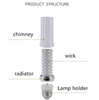 Super Long Lifespan E27 E14 12W 16W 20W 24W 40W LED Lamp Corn Bulb AC85-265V No Flicker 2835 SMD LED Light / Lighting