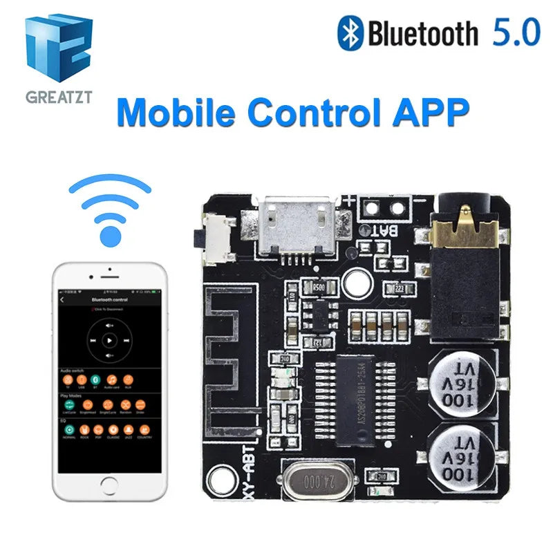 Bluetooth Audio Receiver board Bluetooth 4.1 BT5.0 Pro XY-WRBT MP3 Lossless Decoder Board Wireless Stereo Music Module With Case