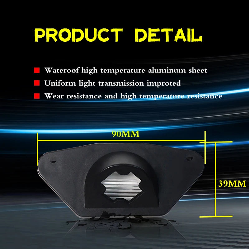 iJDM For Chevy Corvette C4 C5 C6 Impala Monte Carlo Lumina SSR S10 Beretta For Pontiac Aztek Fiero Firebird License Plate Light