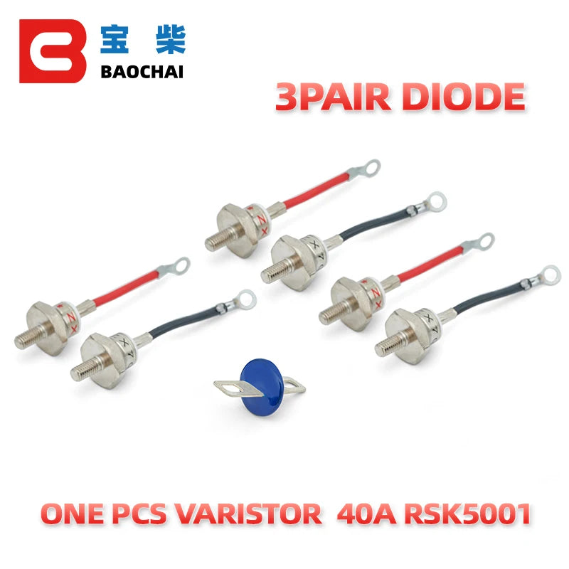 RSK5001 rectifier diode 40A 3 pairs one pcs varistor for generator below 150kw