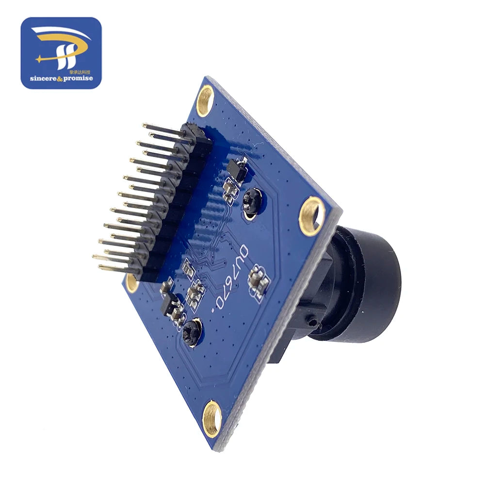 OV7670 Camera Module Supports VGA CIF Auto Exposure Control Display Active I2C Interface Size 640X480 For Arduino DIY Kit