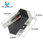 100Pcs Limit Switch Push Button Switch 1A 125V AC Mouse Switch 3Pins Micro Switch