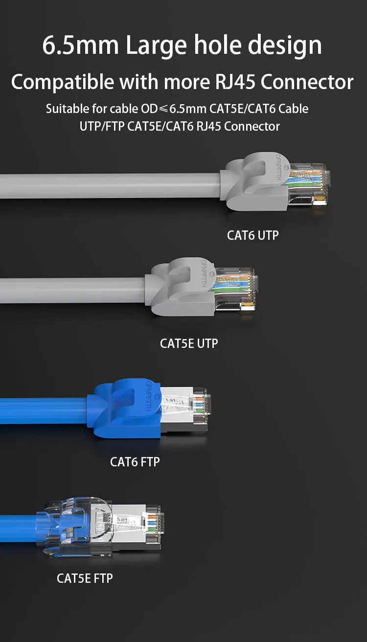 30/50/100PCS RJ45 Connector Boots CAT5E/CAT6/CAT6A Network Ethernet plug caps
