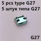 20Models Micro USB 5pin Female Connector For Mobile Phone Charging SMT Socket Data Jack Connector Port PCB Board Drop Shipping