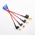 4PCS Car Vehicle Circuit Fuse Tap Adapter Blade Standard Low Profit Mini Micro ATM ATC APM Add-A-Circuit Holder 12-24v